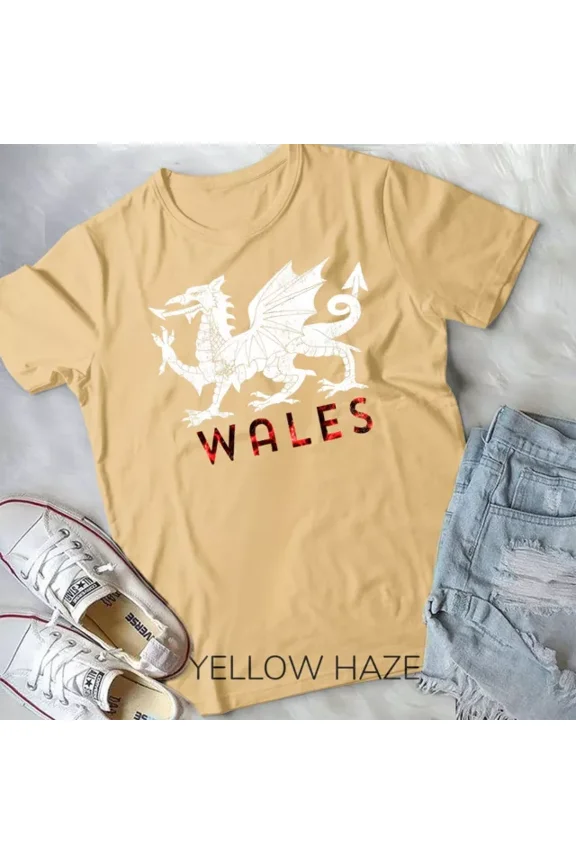 Distressed Rugby Welsh Tshirt Cymru Flag Of Wales T-Shirt Unisex S-5XL Hot Trending Shirt, Vintage Birthday Gift