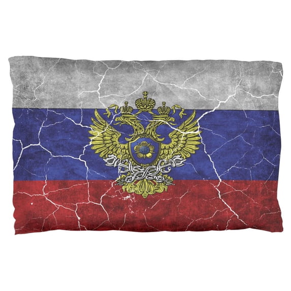 Distressed Russian Imperial Flag Pillow Case
