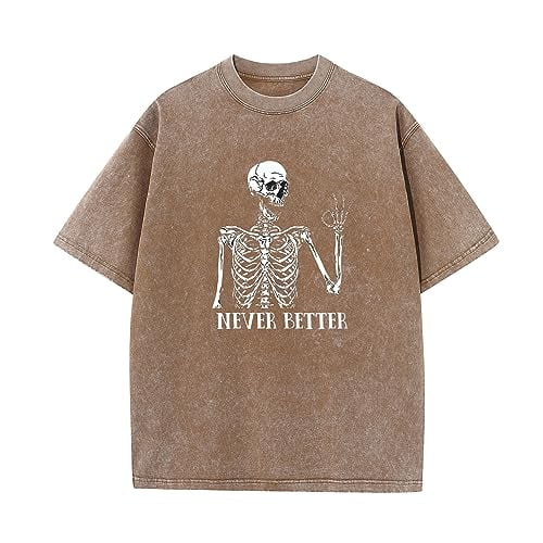 Distressed Short Sleeve T-Shirts for Men and Women - Summer Tees with a Casual Style - Loose Fit Sweatshirt Tops for Everyone