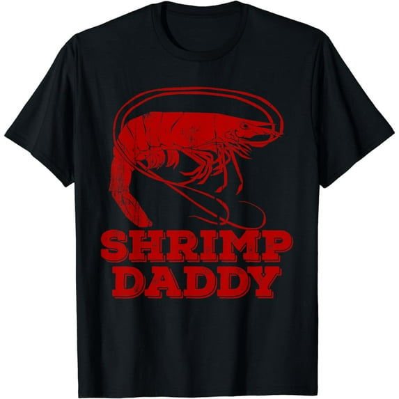 Distressed Shrimp Daddy Clothing Vintage Shrimp Daddy T-Shirt