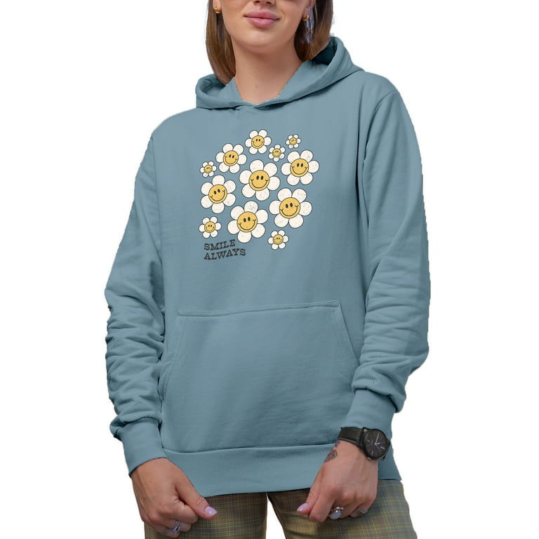 Distressed Smile Always 90s Retro Smiling Flowers Art Merch Gift