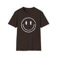 thumbnail image 1 of Distressed Smile Face, Gildan Unisex Softstyle T-Shirt, Graphic Tee, S-3XL, 1 of 3