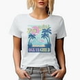 thumbnail image 1 of Distressed Stay Wild, Ocean Child - Retro Palm Trees & Sea Art Merch Gift, White T-Shirt, 3XL, 1 of 5