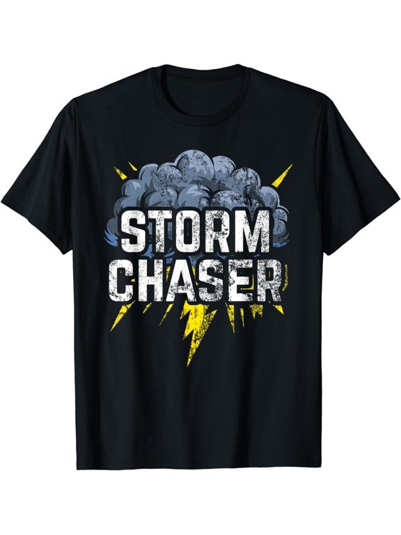 Distressed Storm Chaser T-Shirt, Weather Storm Cloud Gift
