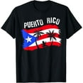 thumbnail image 1 of Distressed Style Puerto Rico Frog Gift design Puerto Rico! T-Shirt, 1 of 3
