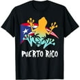 thumbnail image 1 of Distressed Style Puerto Rico Frog Gift design Puerto Rico T-Shirt, 1 of 4