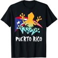 thumbnail image 1 of Distressed Style Puerto Rico Frog Gift design Puerto Rico! T-Shirt, 1 of 3