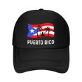 thumbnail image 1 of Distressed Style Puerto Rico Frog Puerto Rico Baseball Cap, 1 of 7