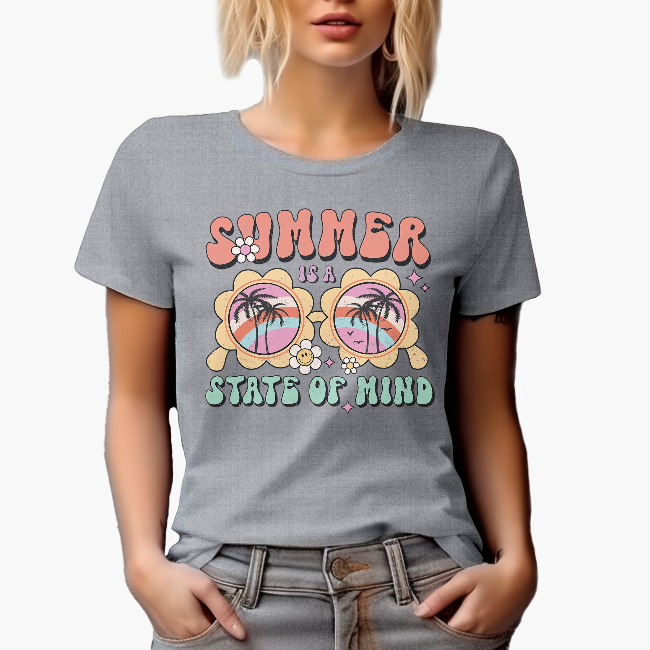 90’s flower art T-shirt!!