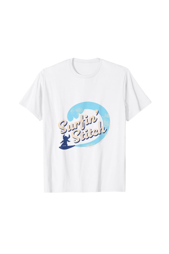 Distressed Surfer Silhouette Graphic T-Shirt for Beach Lovers
