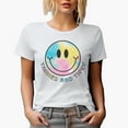 thumbnail image 1 of Tanned and Tipsy, 90s Retro & Tie Dye Art Summer Themed Merch Gift, White T-Shirt, Small, 1 of 5