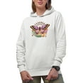 thumbnail image 1 of Distressed Teacher Life - Retro Butterfly Art Merch Gift, White Hooded Sweatshirt or Hoodie, 3XL, 1 of 5