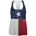 thumbnail image 1 of Distressed Texas Flag All Over Womens Work Out Tank Top Multi 2XL, 1 of 2