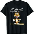 thumbnail image 1 of Distressed Tiger Mascot Tshirt for Detroit Baseball Fans, 1 of 5
