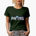 thumbnail image 1 of Distressed Under the Palms, Palm Tree & Summer Tie Dye Art Merch Gift, Military Green T-Shirt, XL, 1 of 5