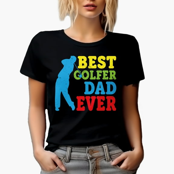 Distressed Vintage Cryptid Carrying a Bag of Clubs, Golf Player, Golfing or Golfer Themed Merch Gift, Black T-Shirt, Large