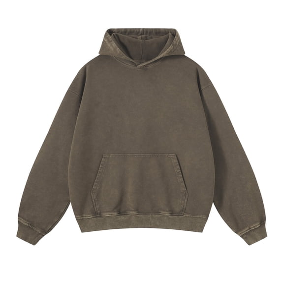 Distressed Women's Hoodie Oversized Washed Pullover Casual Streetwear Comfortable Soft Lined Sweatshirt For Women