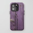 thumbnail image 1 of Distressed Wood For All iPhone Series Tough Phone Case Rustic Style Purple Finish, 1 of 7