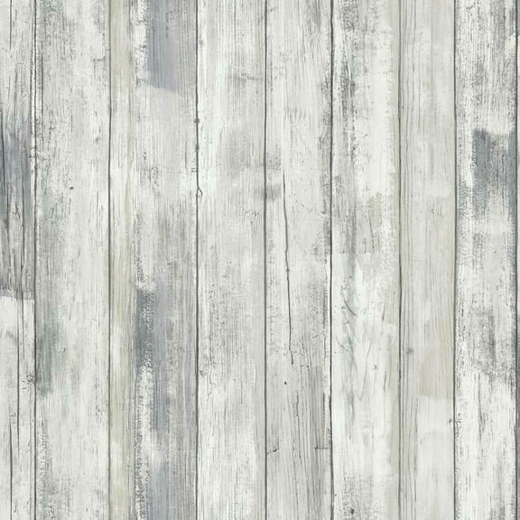Distressed Wood Peel and Stick Wallpaper
