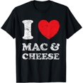 thumbnail image 1 of Distressed Worn Out Look I Love Mac and Cheese T-Shirt, 1 of 5