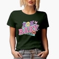 thumbnail image 1 of Distressed Y2K Baby, Retro Generation Z Themed Merch Gift, Military Green T-Shirt, Large, 1 of 5