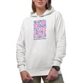 thumbnail image 1 of Distressed You Are Made of Magic - Boho Flowers Art Merch Gift, White Hooded Sweatshirt or Hoodie, Small, 1 of 5