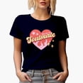 thumbnail image 1 of Distressed You Are My Soulmate, Retro Valentine's Day Gift, Navy Blue T-Shirt, Large, 1 of 5