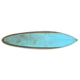 thumbnail image 1 of Distressed and Rustic Aqua Surfboard Wood Panel Wall Art, 1 of 4