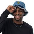 thumbnail image 1 of Distressed denim bucket hat, 1 of 5
