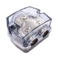 thumbnail image 1 of Distribution Block 1x0 In 2x4 GA Out Block Splitter Fusebox for Car Audio Marine, 1 of 8