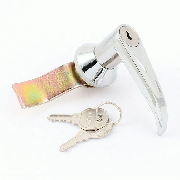 Distribution Box Cabinet 75mm Handle Panel Mount Cam Lock w 2 Keys