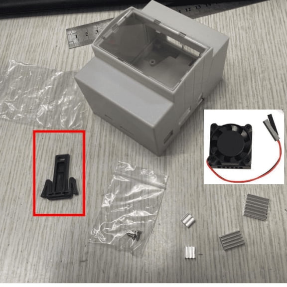 Distribution Box Electrical Box Mount Protection Pi3B 4B Din Rail For Raspberry