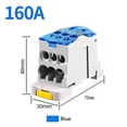 thumbnail image 1 of Distribution Box One In Several Out Power Electrical Connector Junction Din Rail Terminal Block UKK80A/125A/160A/, 1 of 5