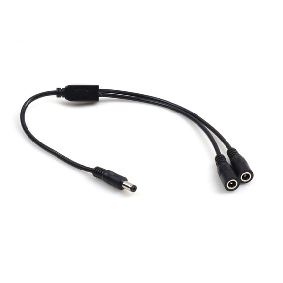 Distribution Cable 5.5x2.1mm Connectors For CCTV Systems Router LED Strips 1 To 2 3 4 Way Splitter