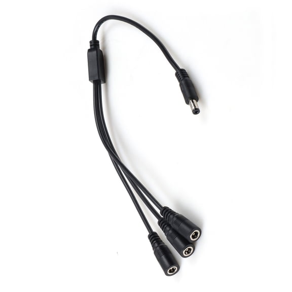 Distribution Cable 5.5x2.1mm Connectors For CCTV Systems Router LED Strips 1 To 2 3 4 Way Splitter
