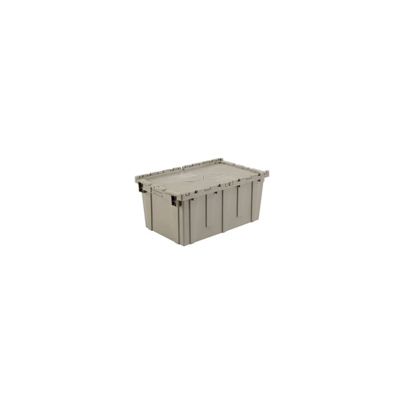 Global Industrial Attached Lid Shipping & Storage Container 27-3/16""x16-5/8""x1