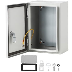 Distribution Protection Box,12x10x6 Distribution Box,Electrical Enclosure with IP66 Waterproof,Effective Wire Management, Easy Installation Electrical Junction Box for Indoor & Outdoor Use