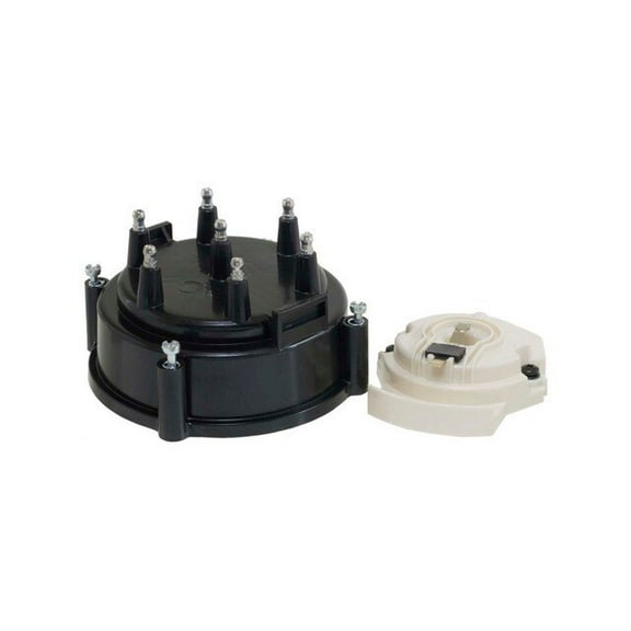 Distributor Cap and Rotor Kit - Compatible with 1975 - 1977 Chevy Nova 4.1L 6-Cylinder 1976