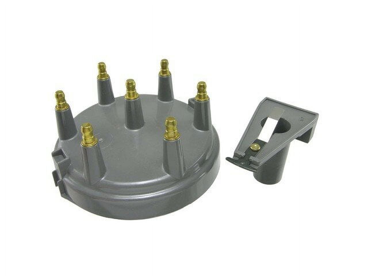 Distributor Cap and Rotor Kit - Compatible with 1977 - 1986 Ford F-350 4.9L 6-Cylinder 1978 1979 1980 1981 1982 1983 1984 1985