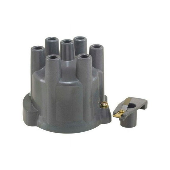 Distributor Cap and Rotor Kit - Compatible with 1978 - 1981, 1983 - 1986 Jeep CJ7 4.2L 6-Cylinder 1979 1980 1984 1985