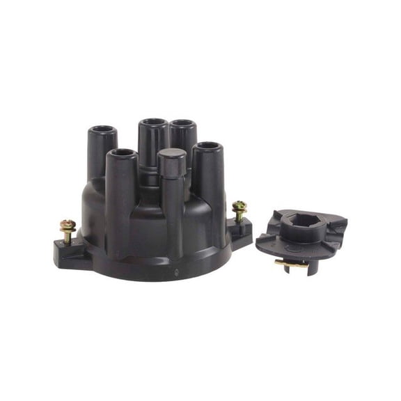 Distributor Cap and Rotor Kit - Compatible with 1987 - 1993 Mazda B2200 1988 1989 1990 1991 1992
