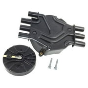 Distributor Cap and Rotor Kit - Compatible with 1995 - 2005 Chevy Blazer 4.3L V6 1996 1997 1998 1999 2000 2001 2002 2003 2004