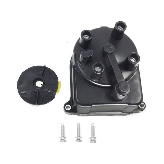 Distributor Cap and Rotor Kit - Compatible with 1997 - 2001 Honda CR-V 2.0L 4-Cylinder - Replacement