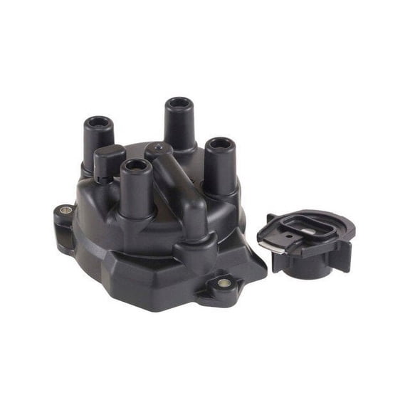 Distributor Cap and Rotor Kit - Compatible with 1998 - 2004 Nissan Frontier 2.4L 4-Cylinder 1999 2000 2001 2002 2003