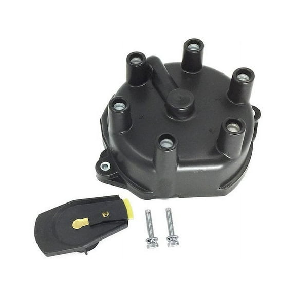 Distributor Cap and Rotor Kit - Compatible with 1999 - 2004 Nissan Frontier 3.3L V6 2000 2001 2002 2003