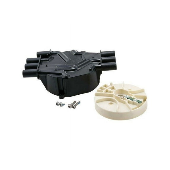 Distributor Cap and Rotor Kit - Compatible with 1999 - 2006 GMC Sierra 1500 4.3L V6 2000 2001 2002 2003 2004 2005