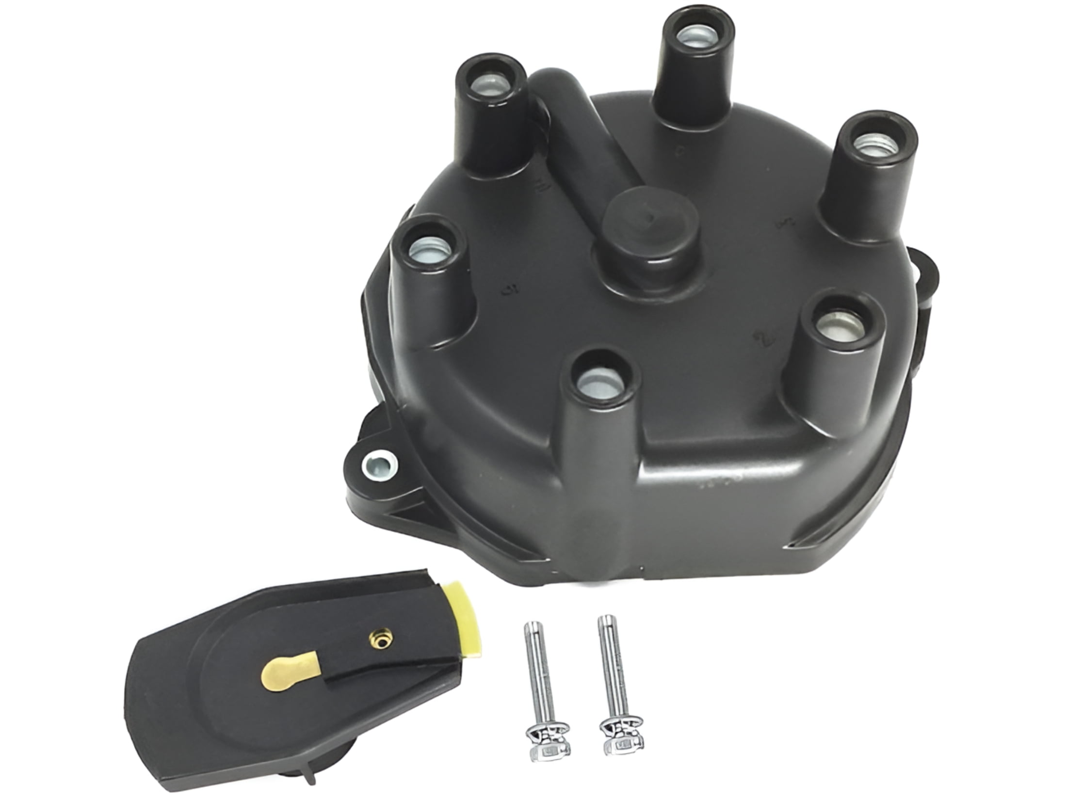 Distributor Cap and Rotor Kit - Compatible with 2000 - 2004 Nissan Xterra XE 3.3L V6 2001 2002 2003