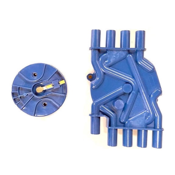 Distributor Cap and Rotor Kit - with Brass Contacts and Vent - Compatible with 1996 - 1999 Chevy K1500 Suburban 5.7L V8 1997 1998