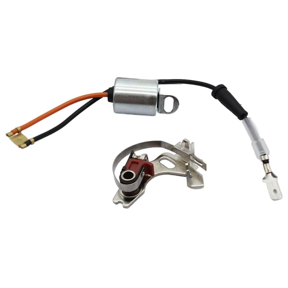 Distributor Points and Condenser Assembly, Replacement Supplies for Lucas 43D 45D