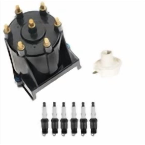 Distributor Rotor Cap & Spark Plugs Kit ACDelco For GMC Jimmy 4.3L V6 1995 VIN W